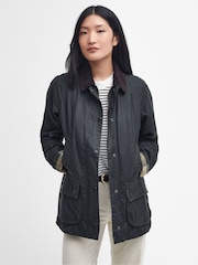 Barbour® Olive Beadnell Classic Wax Jacket - Image 1 of 11