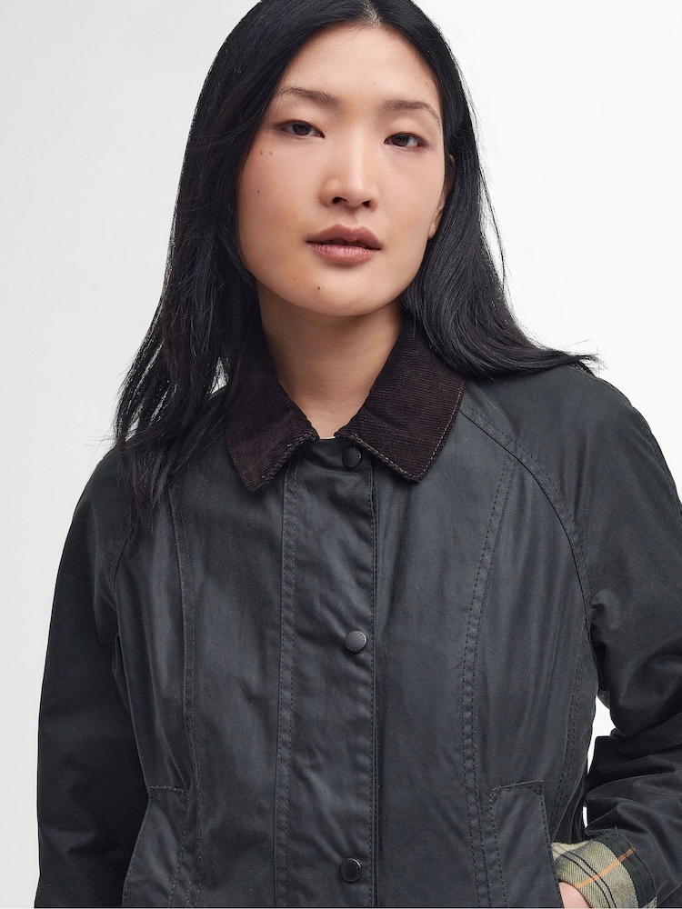 Barbour® Olive Beadnell Classic Wax Jacket - Image 5 of 11