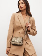 Snake Print Mini Buckle Bag - Image 1 of 8