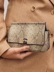 Snake Print Mini Buckle Bag - Image 2 of 8