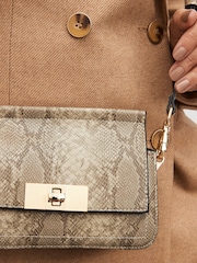 Snake Print Mini Buckle Bag - Image 3 of 8