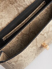 Snake Print Mini Buckle Bag - Image 8 of 8