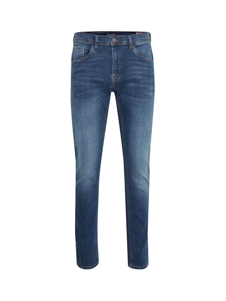 Blend Blue Regular Denim Jeans In Twister Fit With Vintage Finish - Image 5 of 5