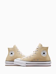 Converse Neutral All Star EVA Lift Junior Trainers - Image 4 of 7
