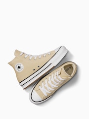 Converse Neutral All Star EVA Lift Junior Trainers - Image 6 of 7