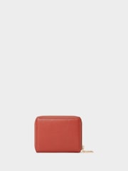 Osprey London Orange The Core Small Leather Zip Around Purse - Image 3 of 6