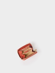 Osprey London Orange The Core Small Leather Zip Around Purse - Image 4 of 6