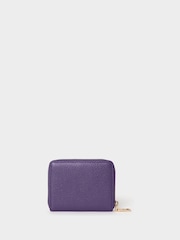 Osprey London Purple The Core Small Leather Zip Around Purse - Image 3 of 6