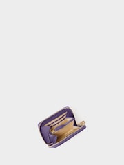 Osprey London Purple The Core Small Leather Zip Around Purse - Image 5 of 6