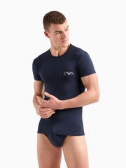 Marineblau/Weiß - Emporio Armani Bodywear T-Shirts im 2er-Pack, Schwarz/Grau - Bild 2 von 4