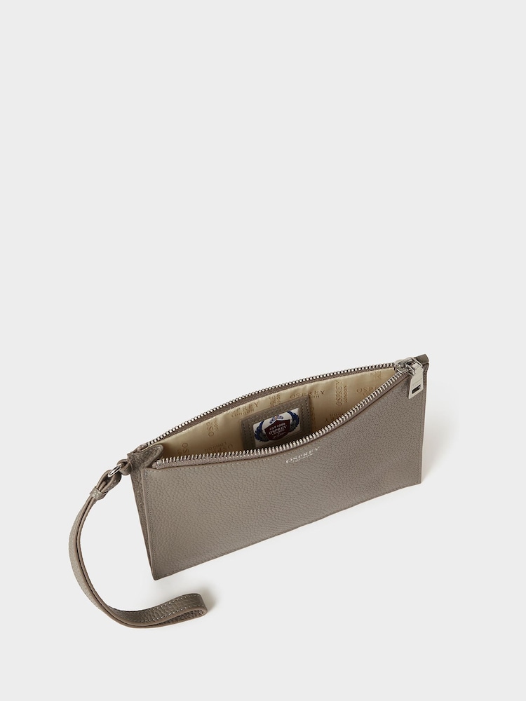 Gris - Pochette en cuir Osprey London The Core Large - Image 5 sur 5