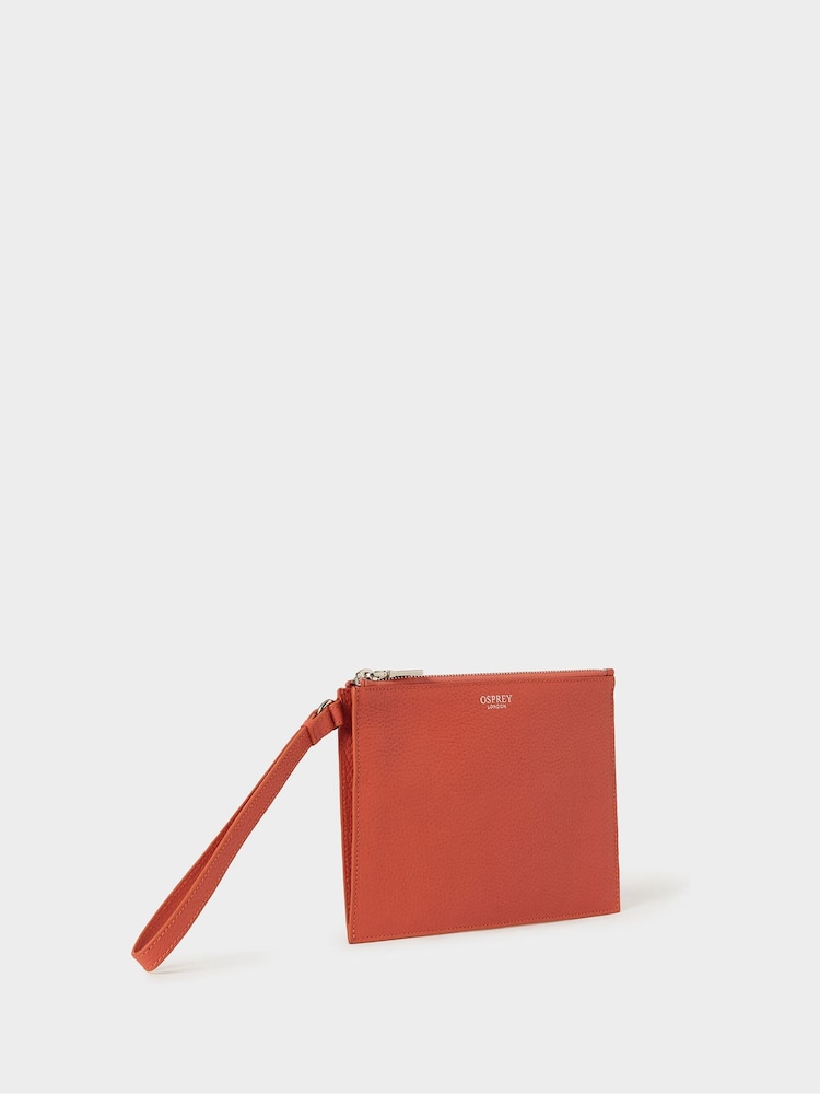 Orange - Pochette en cuir Osprey London The Core Large - Image 2 sur 5