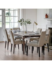 Gallery Home Natural Kami Velvet Chair Set of 2 - Image 3 of 9