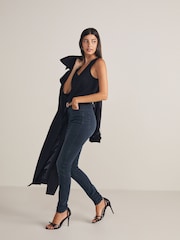 Denim Inky Blue Push-Up Skinny Jeans - Image 2 of 5