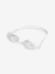 Nike White Chrome Clear Swimming Goggles - Image 2 of 3