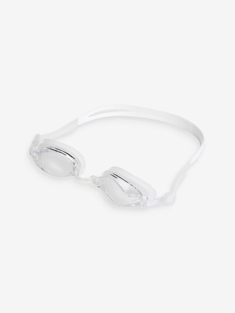 Nike White Chrome Clear Swimming Goggles - Image 2 of 3