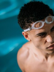 Nike White Chrome Clear Swimming Goggles - Image 3 of 3