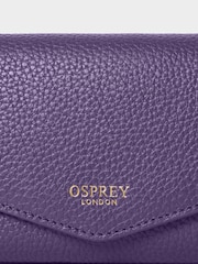 Osprey London Purple The Core Medium Leather Matinee Purse - Image 6 of 6