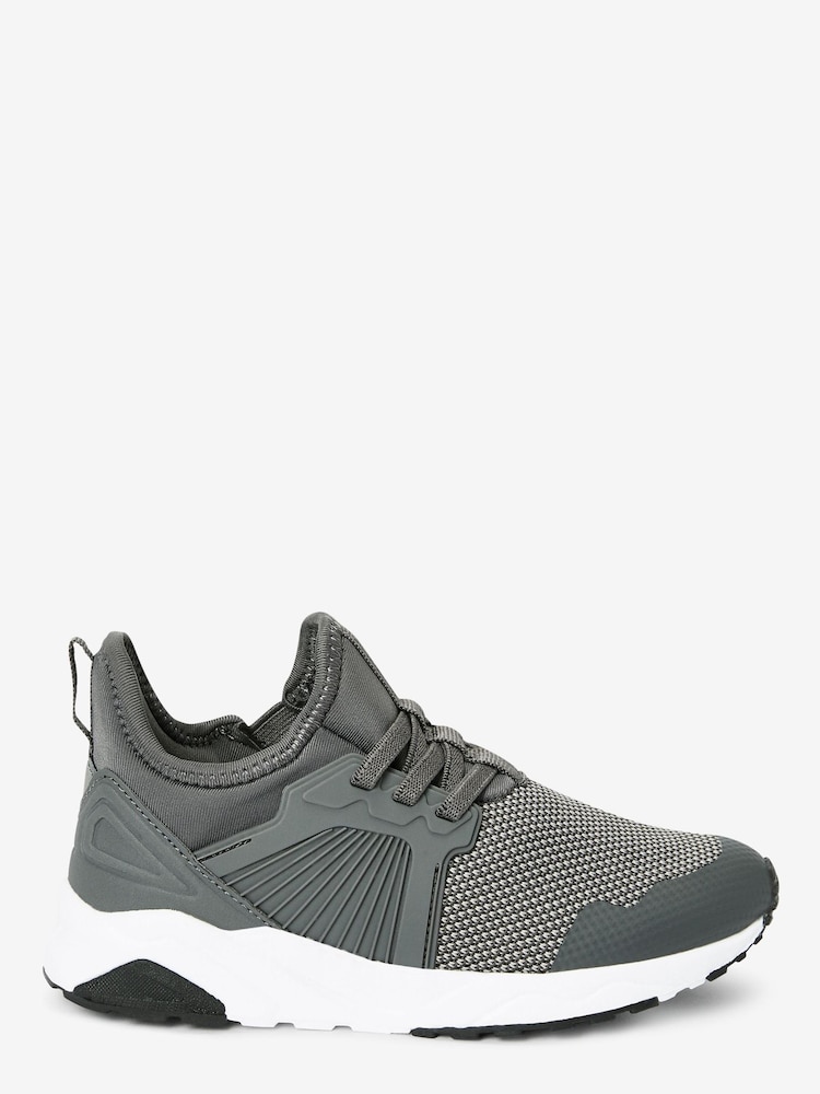 Elastic Lace Trainers - Image 1 of 10