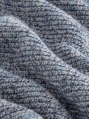 Blue Twisted Regular High Crew Jumper - Image 7 of 7