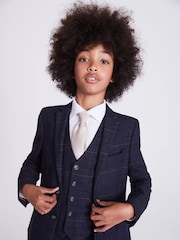 MOSS Blue Boys Check Jacket - Image 1 of 4