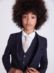MOSS Blue Boys Check Jacket - Image 2 of 4