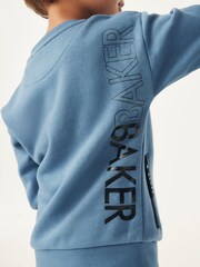 أزرق - طقم سترة وبنطلون رياضي (0-6سنوات) طباعة أحرف Baker by Ted Baker - صورة 3 من 9