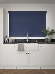Navy Blue Solstice Made to Measure Blackout Roller Blind - Image 2 of 4
