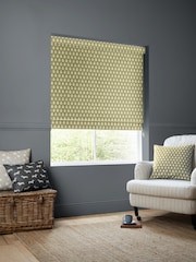Emily Bond Pollen Yellow 100% Cotton Jaipur Made to Measure Roman Blinds - Image 5 of 6