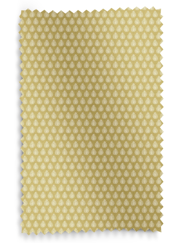Emily Bond Pollen Yellow 100% Cotton Jaipur Made to Measure Roman Blinds - Image 6 of 6