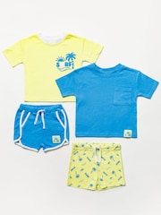 Lily & Jack Green T-Shirt and Shorts Sets 2 Pack - Image 1 of 4