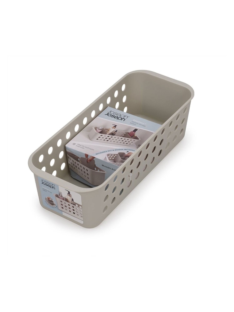 Joseph Joseph Ecru EasyStore Slimline Storage Basket - Image 6 of 6 Joseph Joseph Ecru EasyStore Slimline Storage Basket - Image 6 of 6
