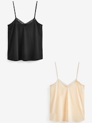 Black/Nude Cami Two Pack - Image 3 of 6