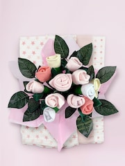 Babyblooms Baby 100% Cotton Pink Welcome Hamper with Frankie Bear Soft Toy - Image 4 of 8