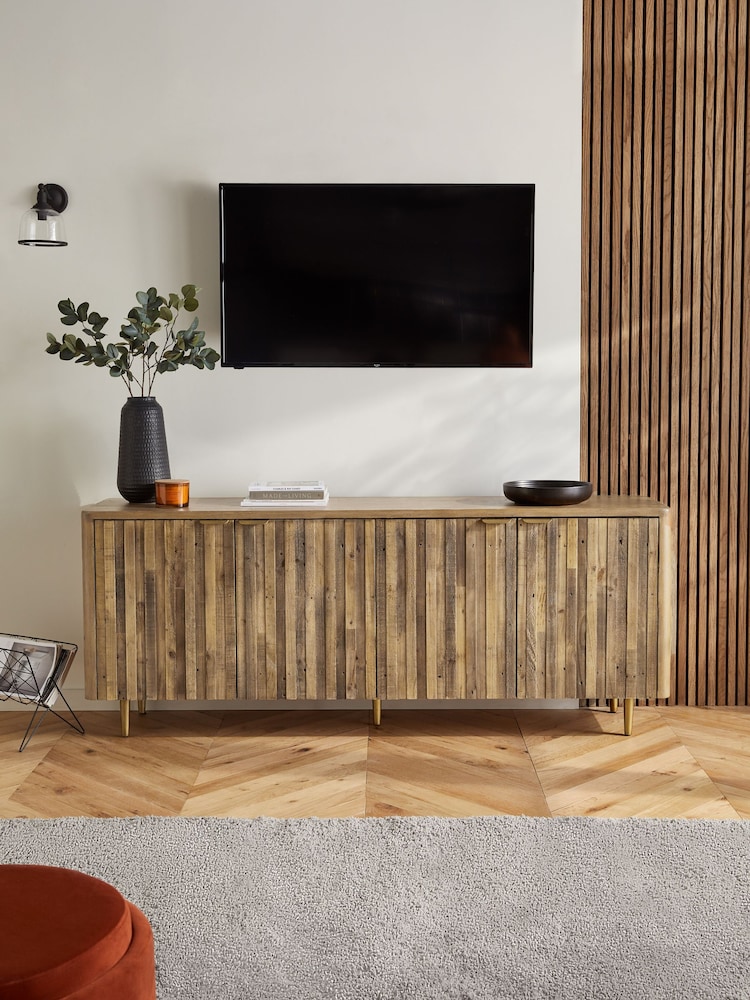 Natural Knox Reclaimed Pine Sideboard - Image 2 of 9