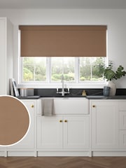 Brown Glow Made to Measure Blackout Roller Blind - Image 1 of 6