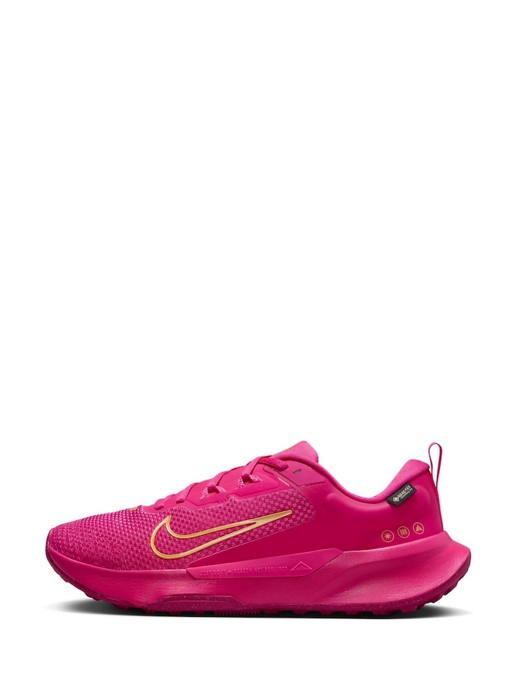 Nike Pink Juniper Trail 2 GORE-TEX Waterproof Trail Running Trainers - Image 2 of 13