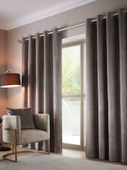 Studio G Natural Vienna Eyelet Curtains - Image 1 of 1