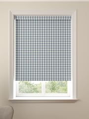 Blue Gingham Made To Measure Roller Blind - Image 1 of 4