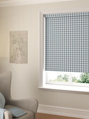 Blue Gingham Made To Measure Roller Blind - Image 2 of 4