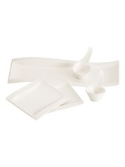 Villeroy & Boch 5 Piece White NewWave Antipasti Serveware Set - Image 2 of 3