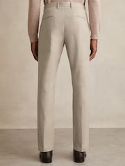 Reiss Stone Eastbury Slim Fit Cotton Blend Chinos - Image 5 of 7