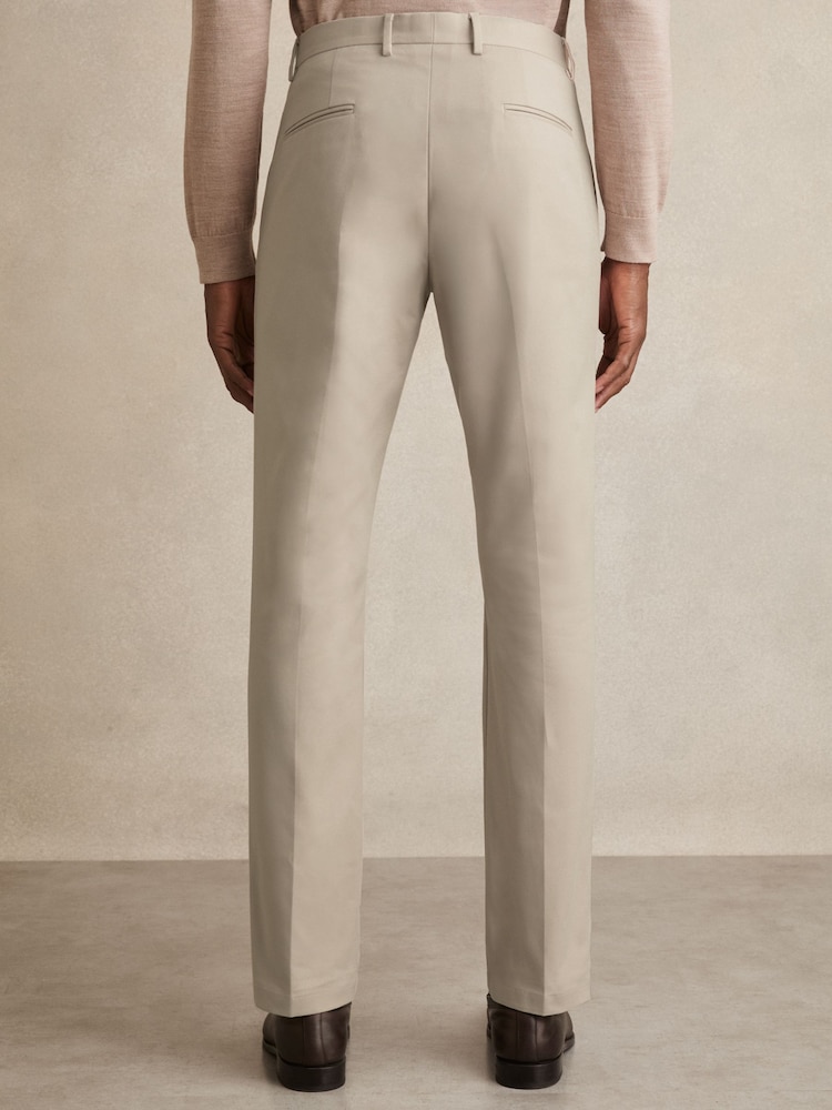 Pierre - Chino coupe slim en coton mélangé Reiss Eastbury - Image 5 of 7