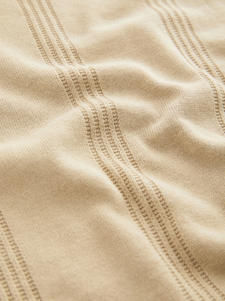 Tan Brown Knitted Textured T-Shirt (3-16yrs) - Image 3 of 3