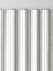 Laura Ashley Dove Grey Candy Stripe Made to Measure 100% Cotton Curtains - Image 8 of 9