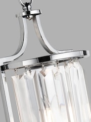 Searchlight Chrome Mystic Wall Light With Crystal Glass - Image 3 of 3