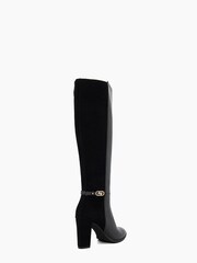 Dune London Black Solia Clean Smart High Boots - Image 4 of 5