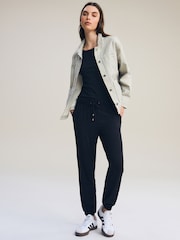 Black Jersey Joggers - Image 1 of 5