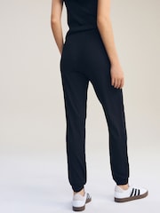 Black Jersey Joggers - Image 3 of 5