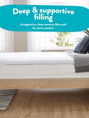 Slumberdown White Airstream Cool Touch Mattress Topper - Image 4 of 8